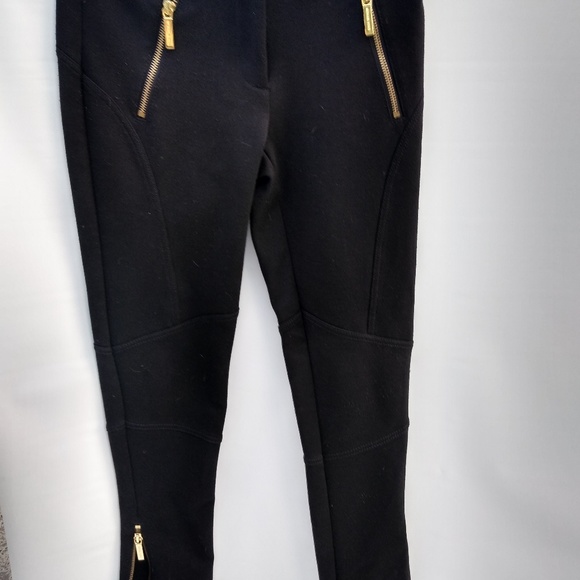 Black with gold zipper Michael Kors pants - Picture 5 of 5